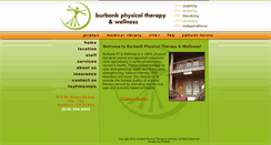 Desktop Screenshot of burbankpt.com